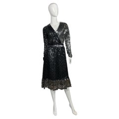 Vintage Givenchy Nouvelle Boutique Demi Couture A-Linien-Kleid, 1980er Jahre