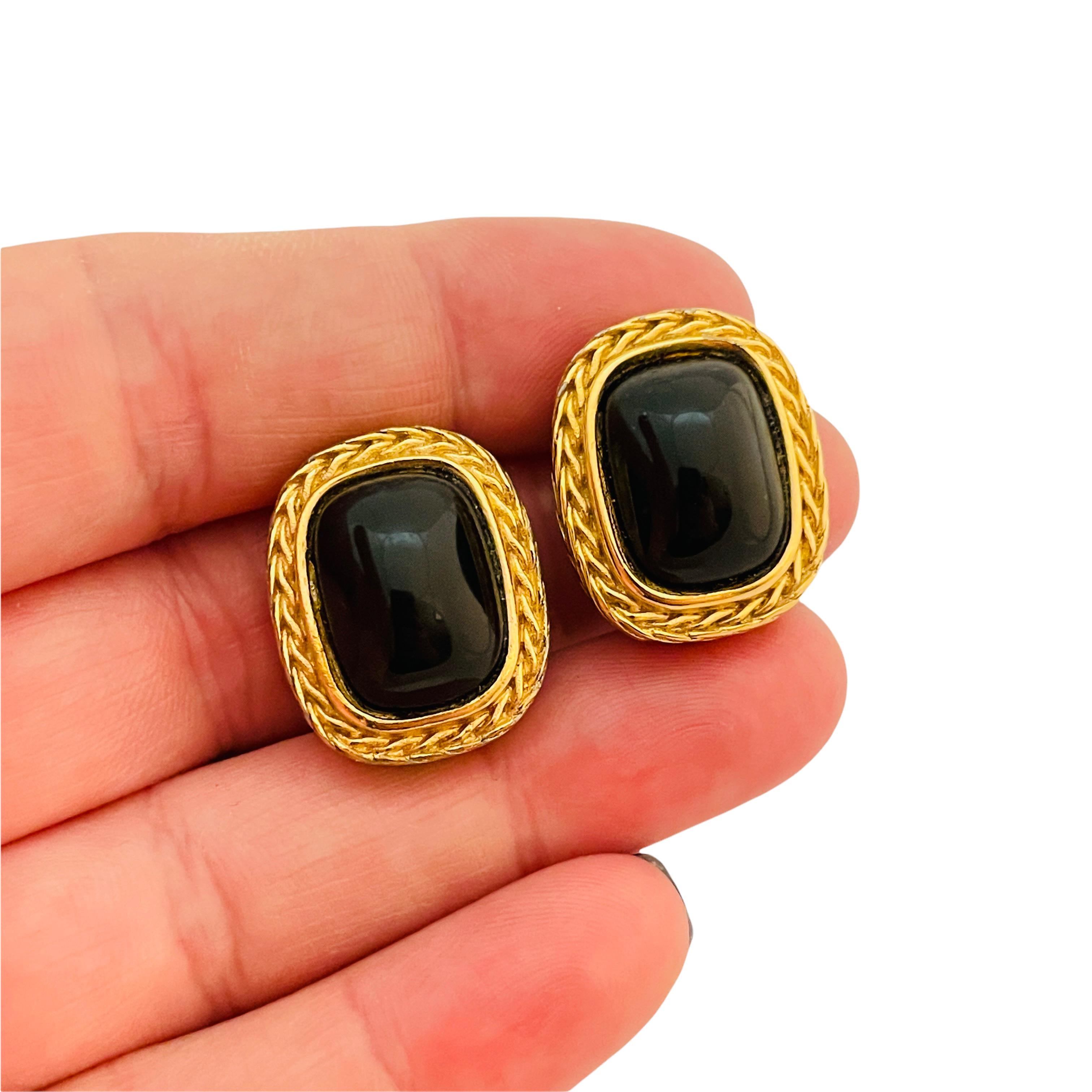 givenchy clip on earrings vintage