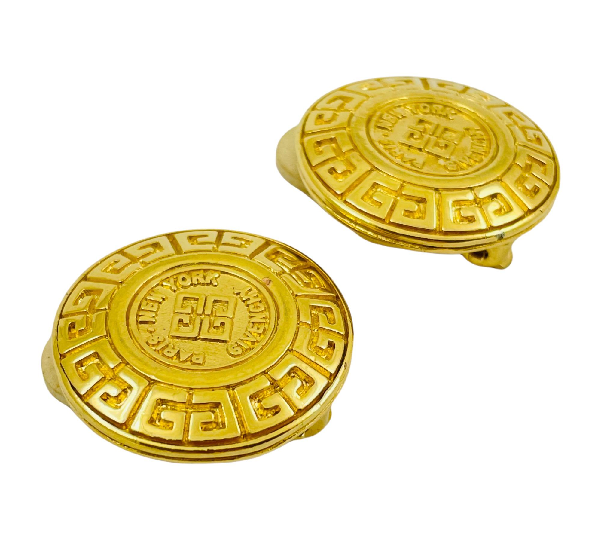 givenchy paris new york earrings