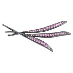 Vintage Givenchy Pink Crystal Pin Brooch
