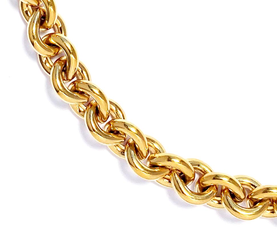 cartier agrafe herringbone twisted necklace dupe
