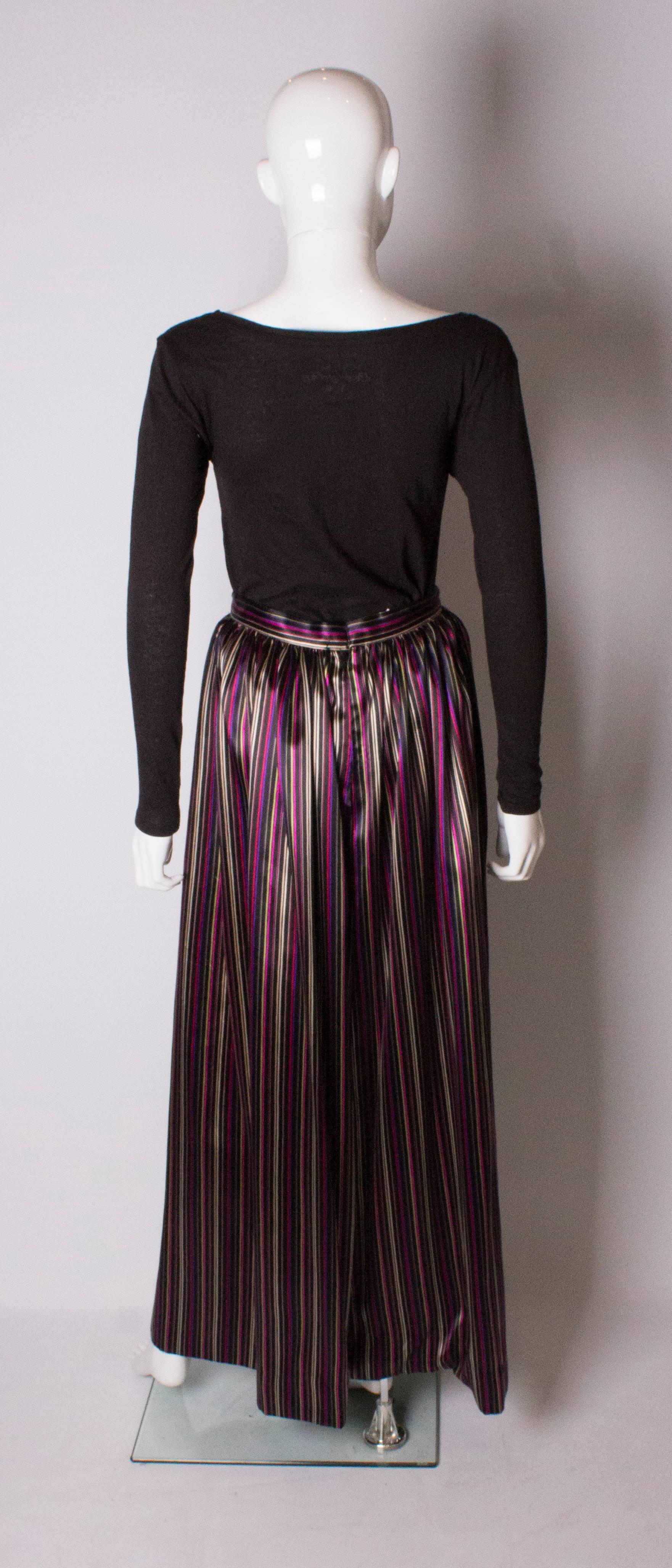 Women's Vintage Givenchy Stripe Skirt For Sale