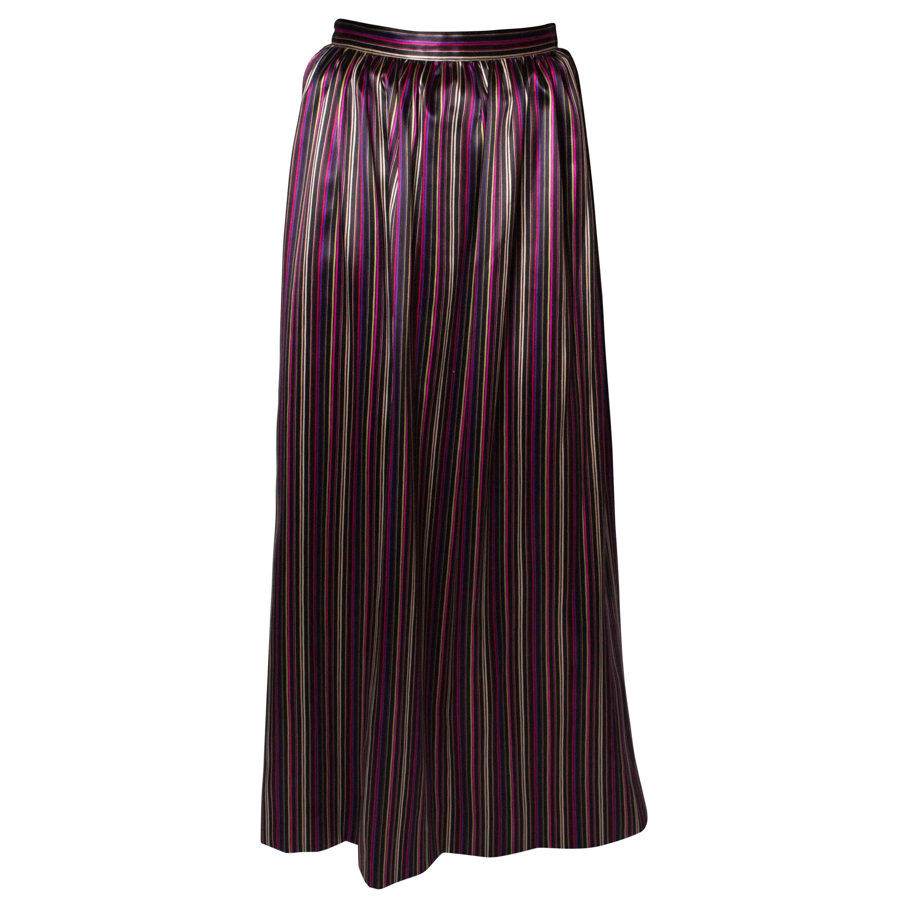 Vintage Givenchy Stripe Skirt