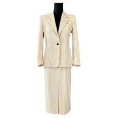 Ensemble blazer à rayures vintage Givenchy