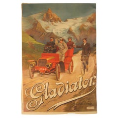 Antique Gladiator Poster c.1903 64” x 93”