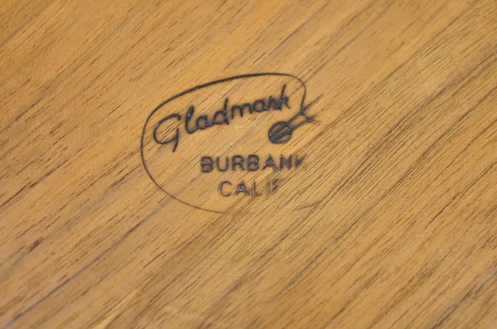 Juego de Ensaladera Vintage Gladmark Mid Century Danish Modern Staved Teak en venta 3