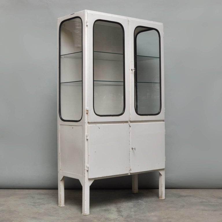 Vintage Glass and Iron Medicine 1970s at 1stDibs