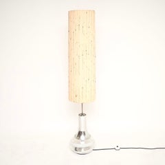 Vintage Glass and Chrome Lamp by Doria Leuchten