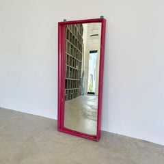 Glass and Wood Fun House Mirror, 1950s USA