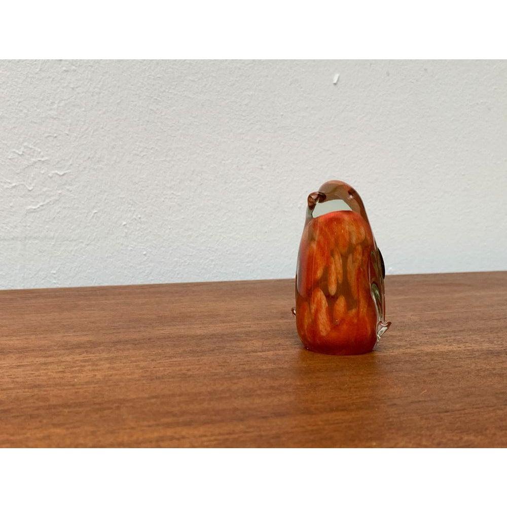 Escultura pingüino animal de vidrio vintage de Mtarfa Glassblowers en venta 5