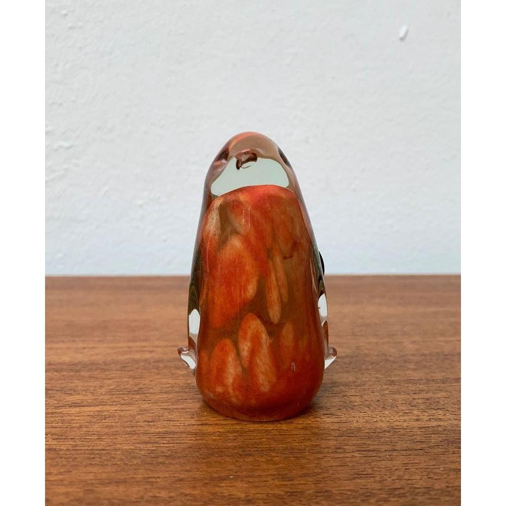 Escultura pingüino animal de vidrio vintage de Mtarfa Glassblowers en Excelente estado para la venta en Hamburg, DE