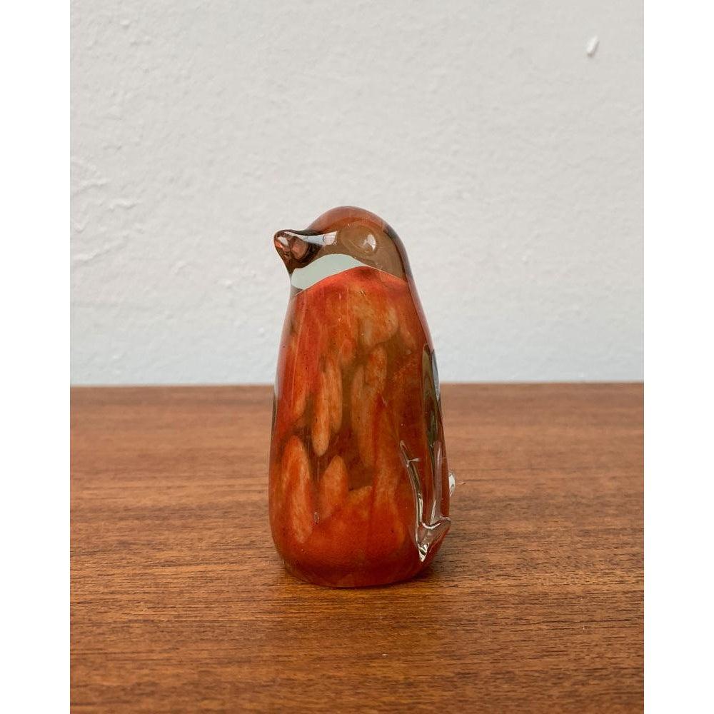 Escultura pingüino animal de vidrio vintage de Mtarfa Glassblowers en venta 2