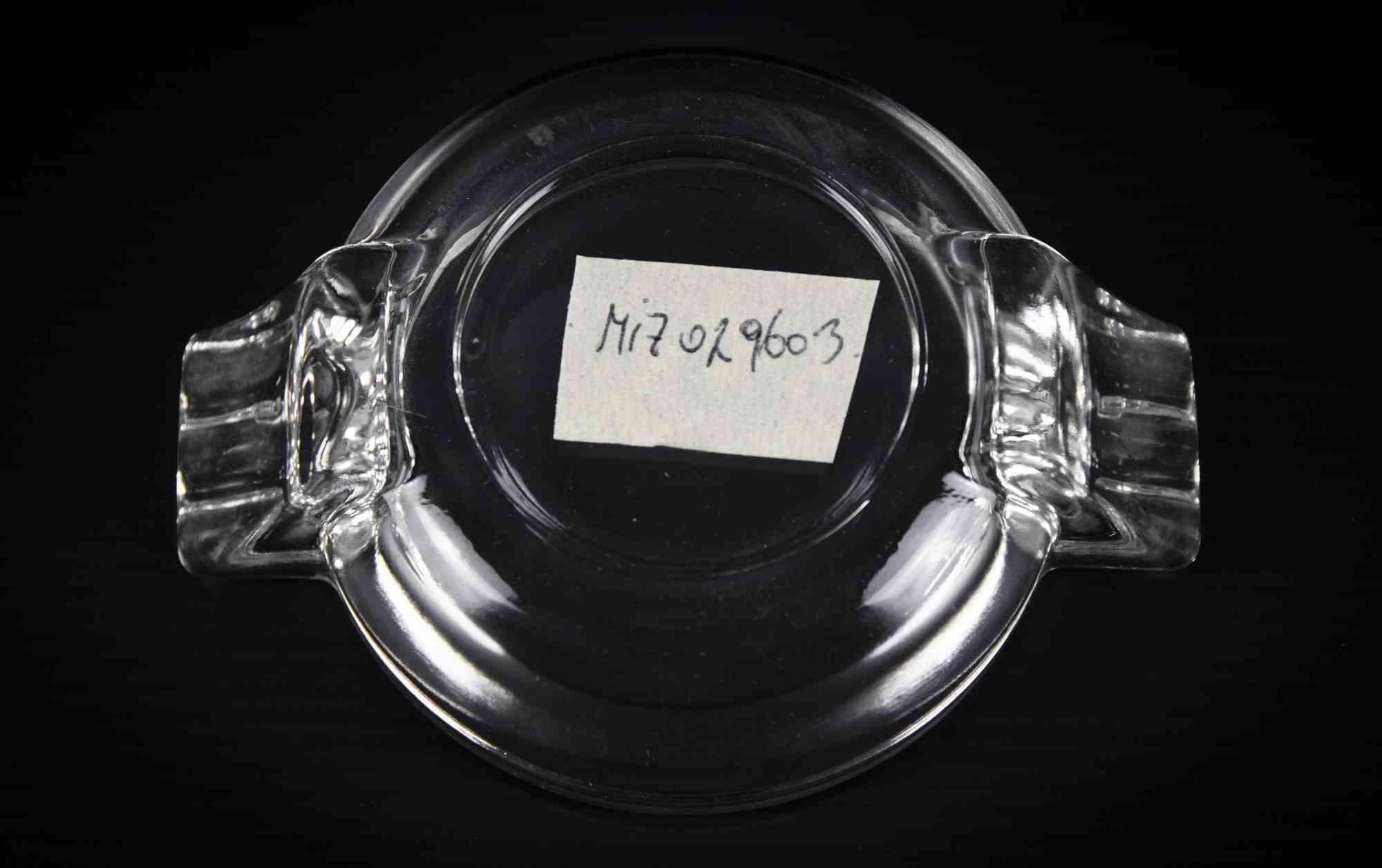 Vintage Glass Ashtray, 1970s In Good Condition In Roma, IT