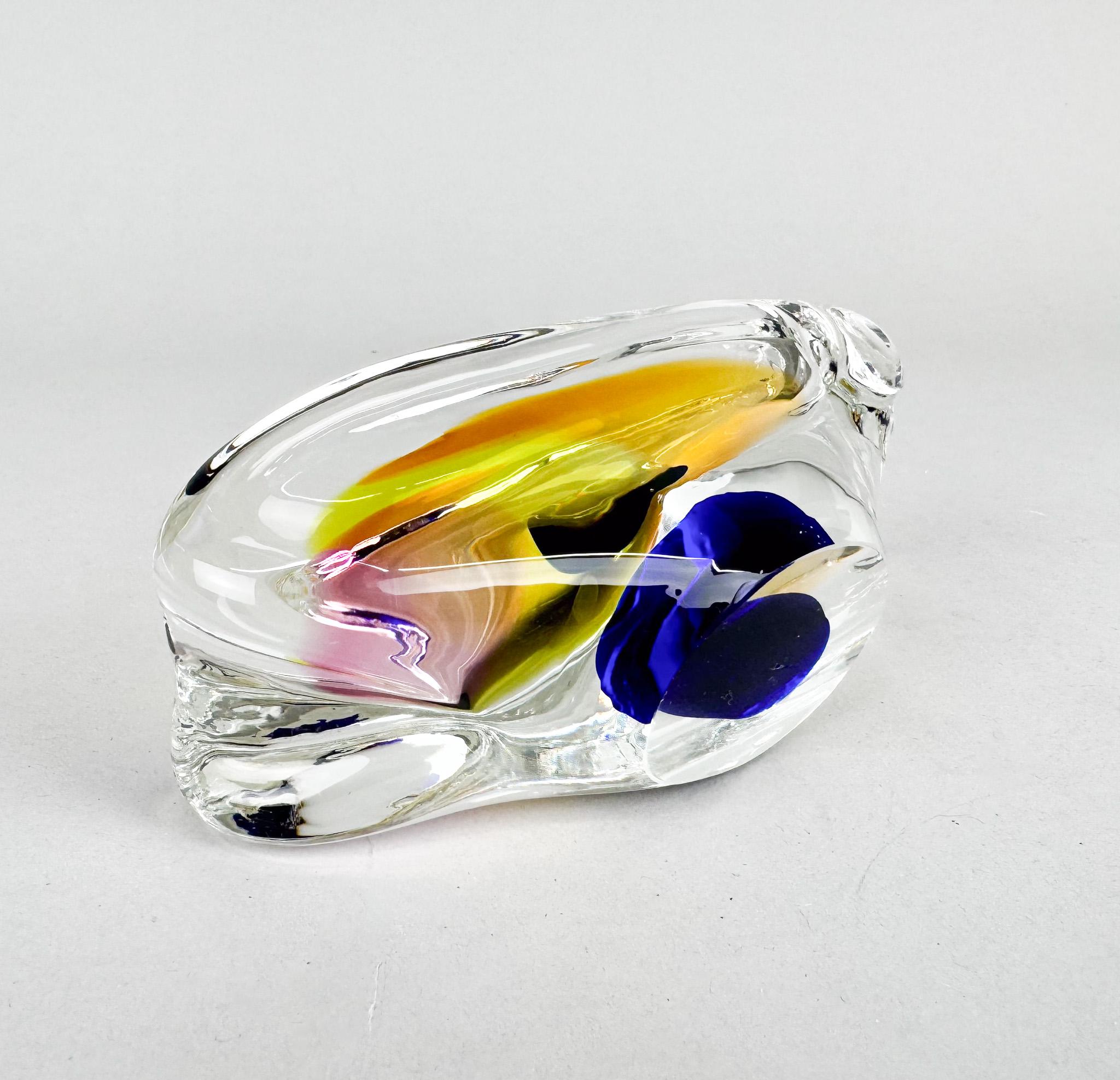 20ième siècle Cendrier de Josef Rozinek pour Novy Bor Glassworks, années 1960 en vente