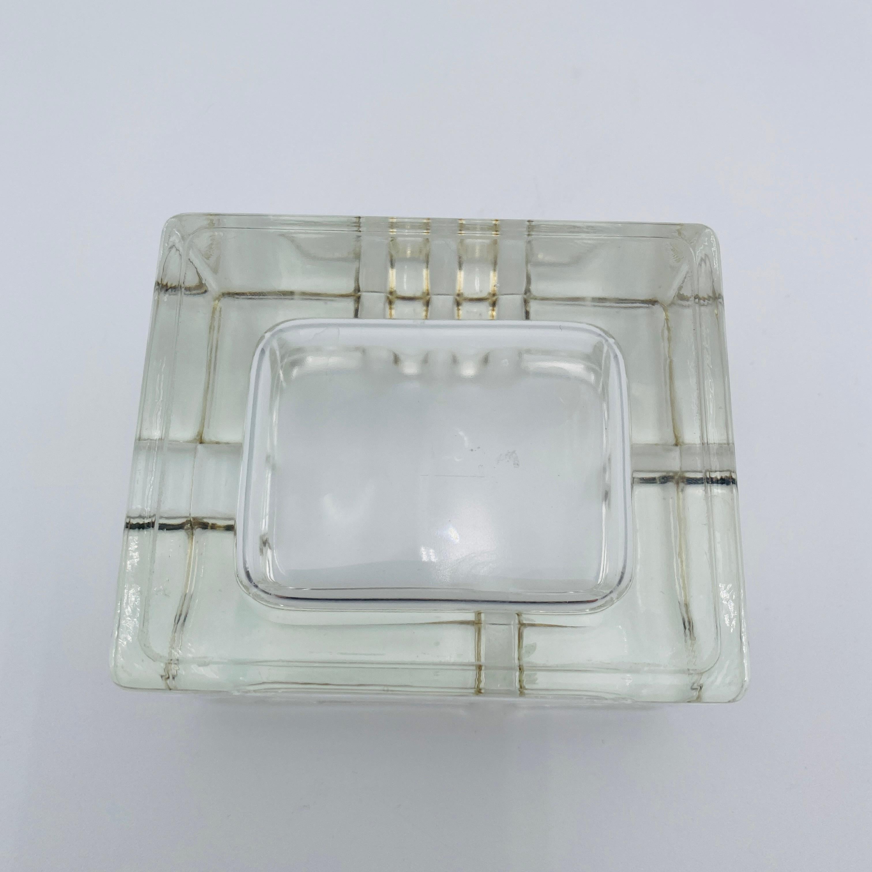 Cenicero de cristal vintage de Kaj Franck, Finlandia, años 60 en venta 3