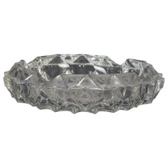 Vintage Glass Ashtray, Italy, 1960s