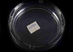 Vintage Glass Ashtray, Italy, 1970s