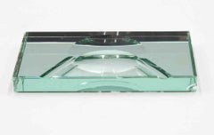 Vintage Glass Ashtray, Italy, 1970s