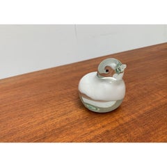 Vintage Glass Bird Sculpture