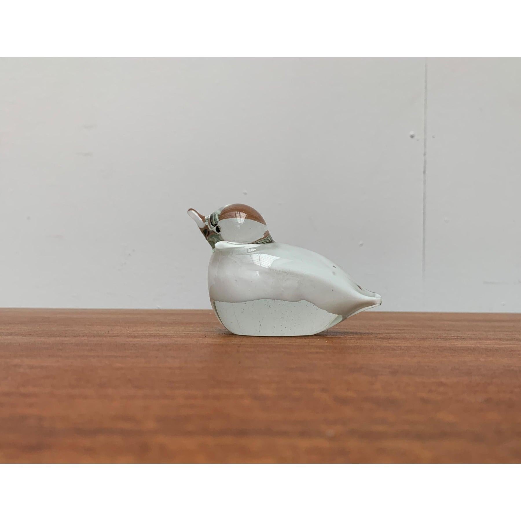 Scultura di uccelli in vetro vintage in vendita 4