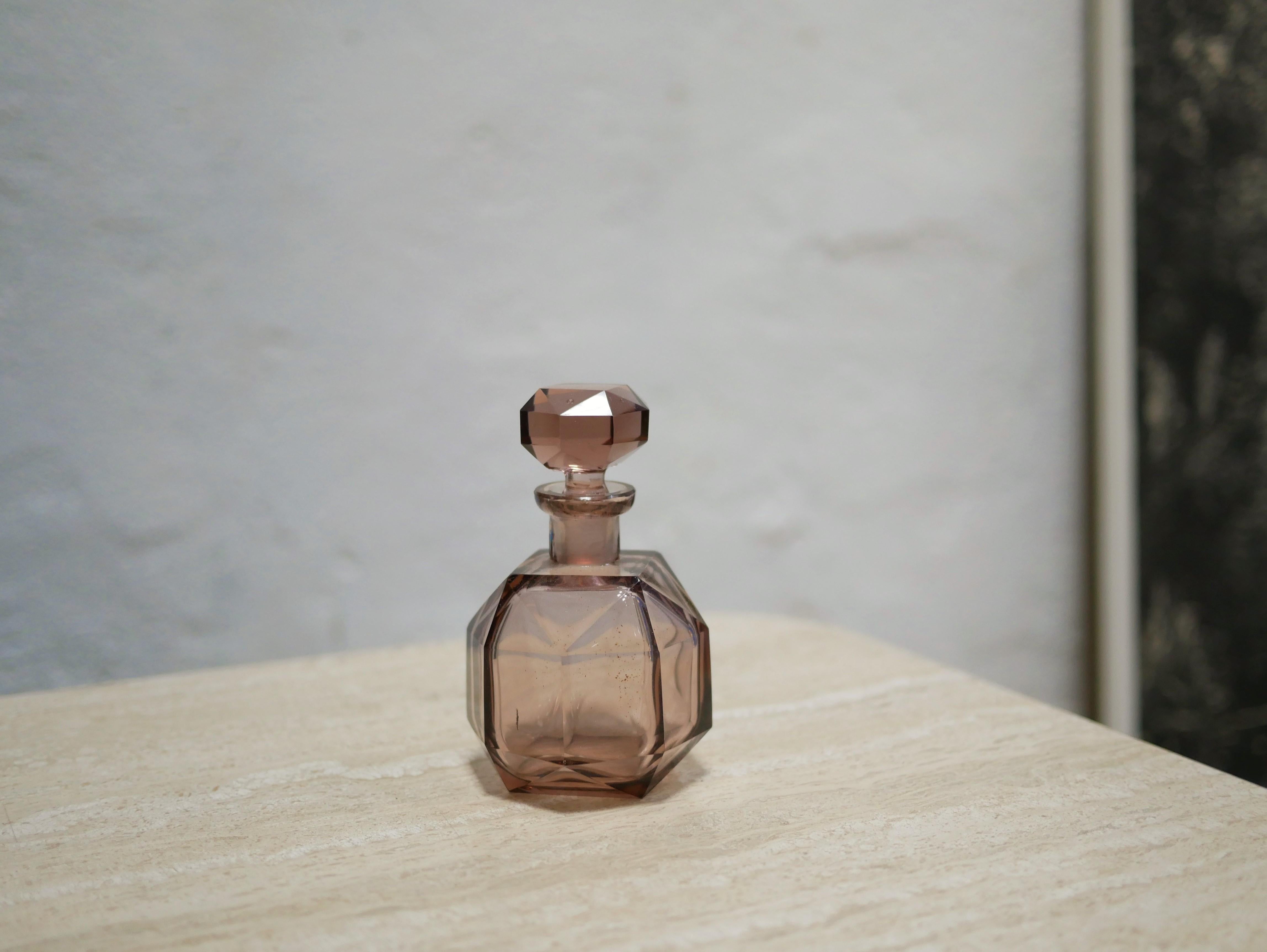 Botella de cristal vintage en venta 5