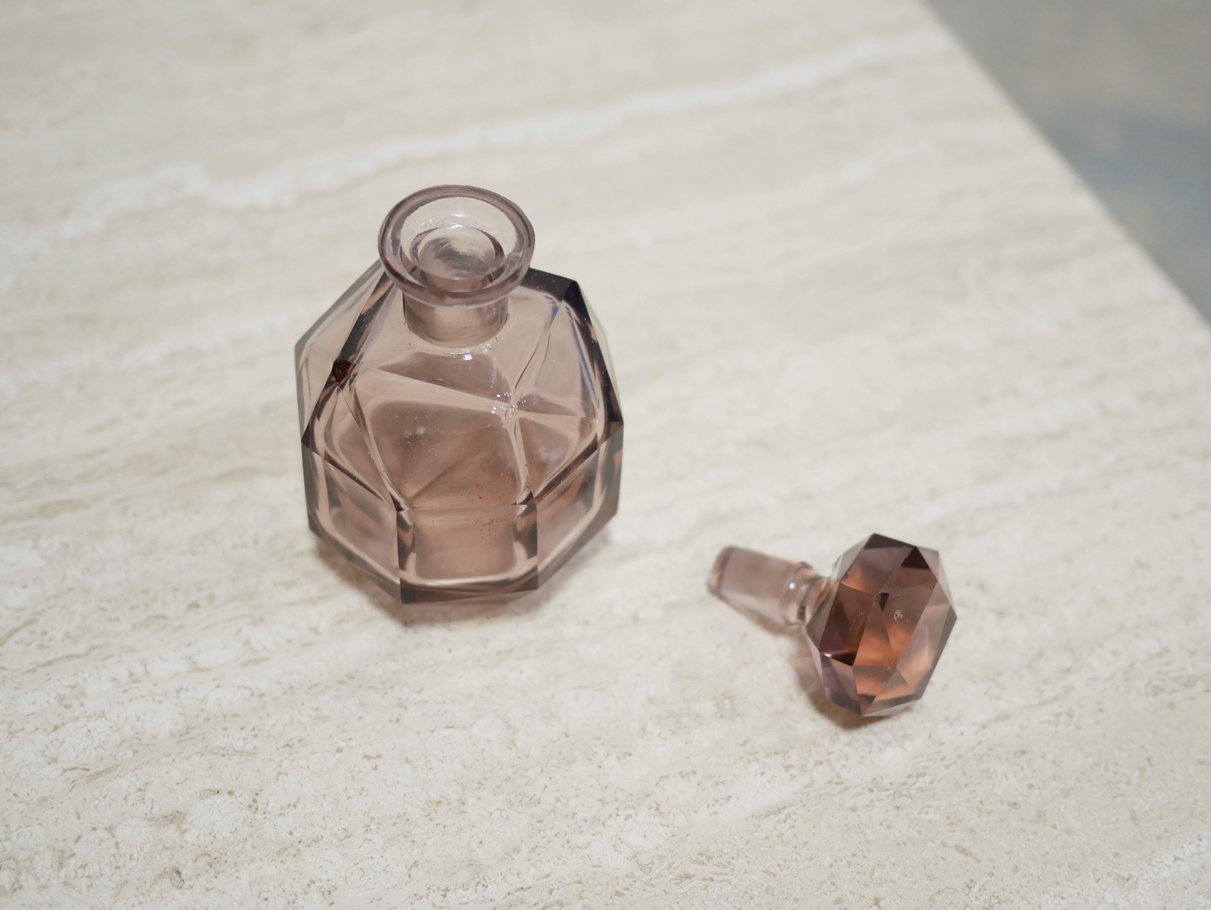 Botella de cristal vintage en venta 7