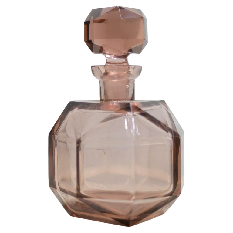 Vintage glass bottle For Sale at 1stDibs
