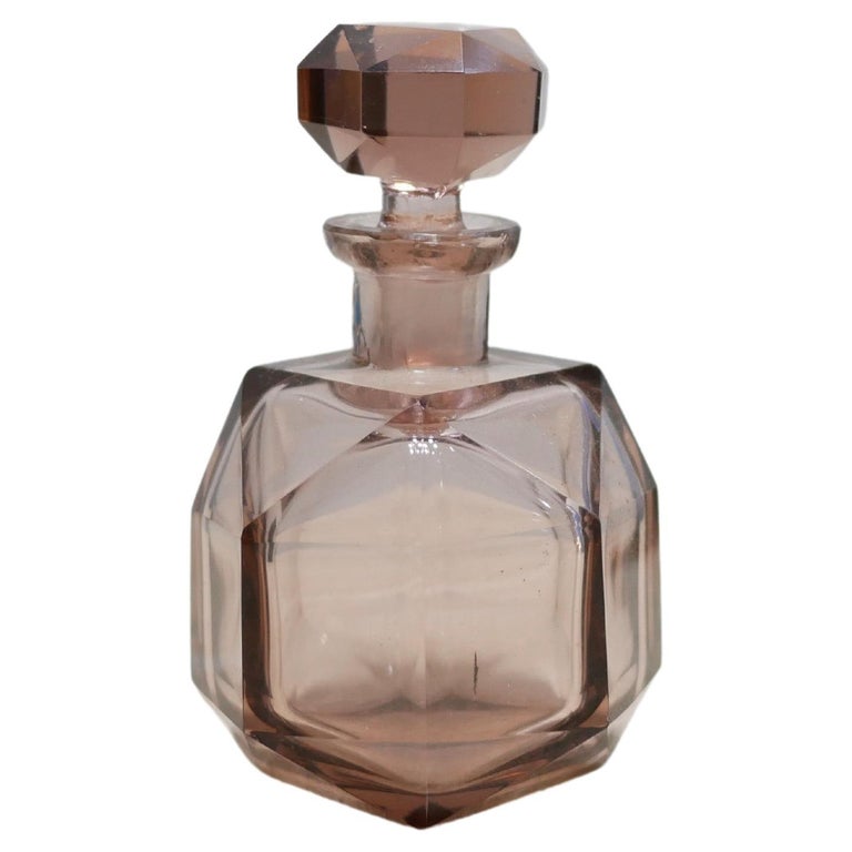 Vintage glass bottle For Sale at 1stDibs