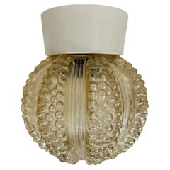 Vintage glass bubble ceiling lamp , 1970s