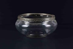 Vintage Glass Candy Box, Mid-20th Century