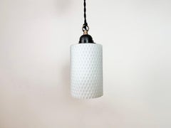 Vintage-Glas-Deckenleuchte, 1970er Jahre