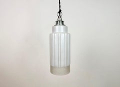 Vintage-Glas-Deckenleuchte, 1970er Jahre