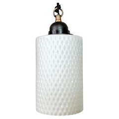 Vintage-Glas-Deckenleuchte, 1970er Jahre