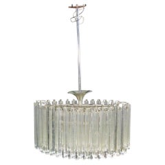 Lustre en verre vintage dans le style de Camer