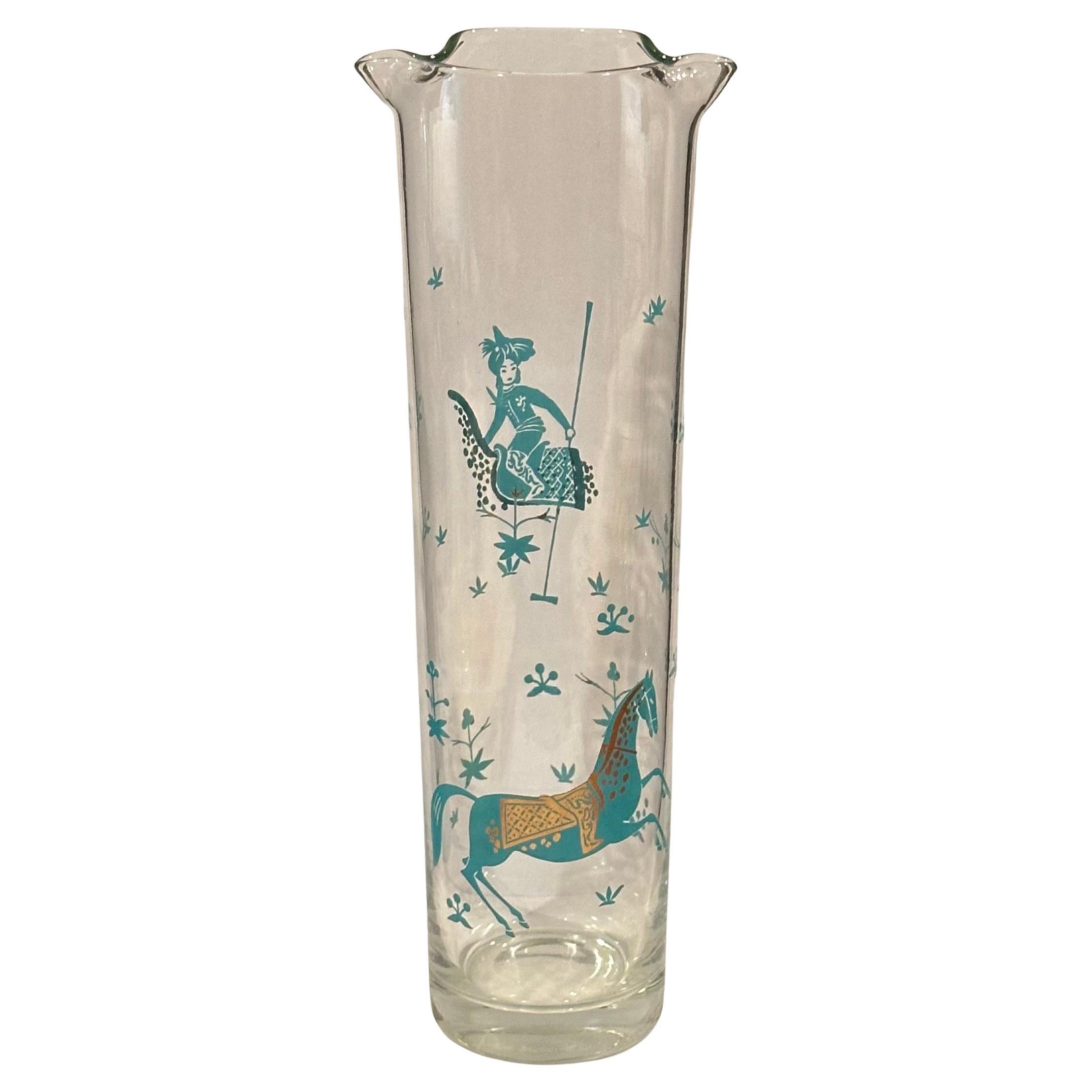 Jarra de cristal vintage para cóctel / Martini en venta 3