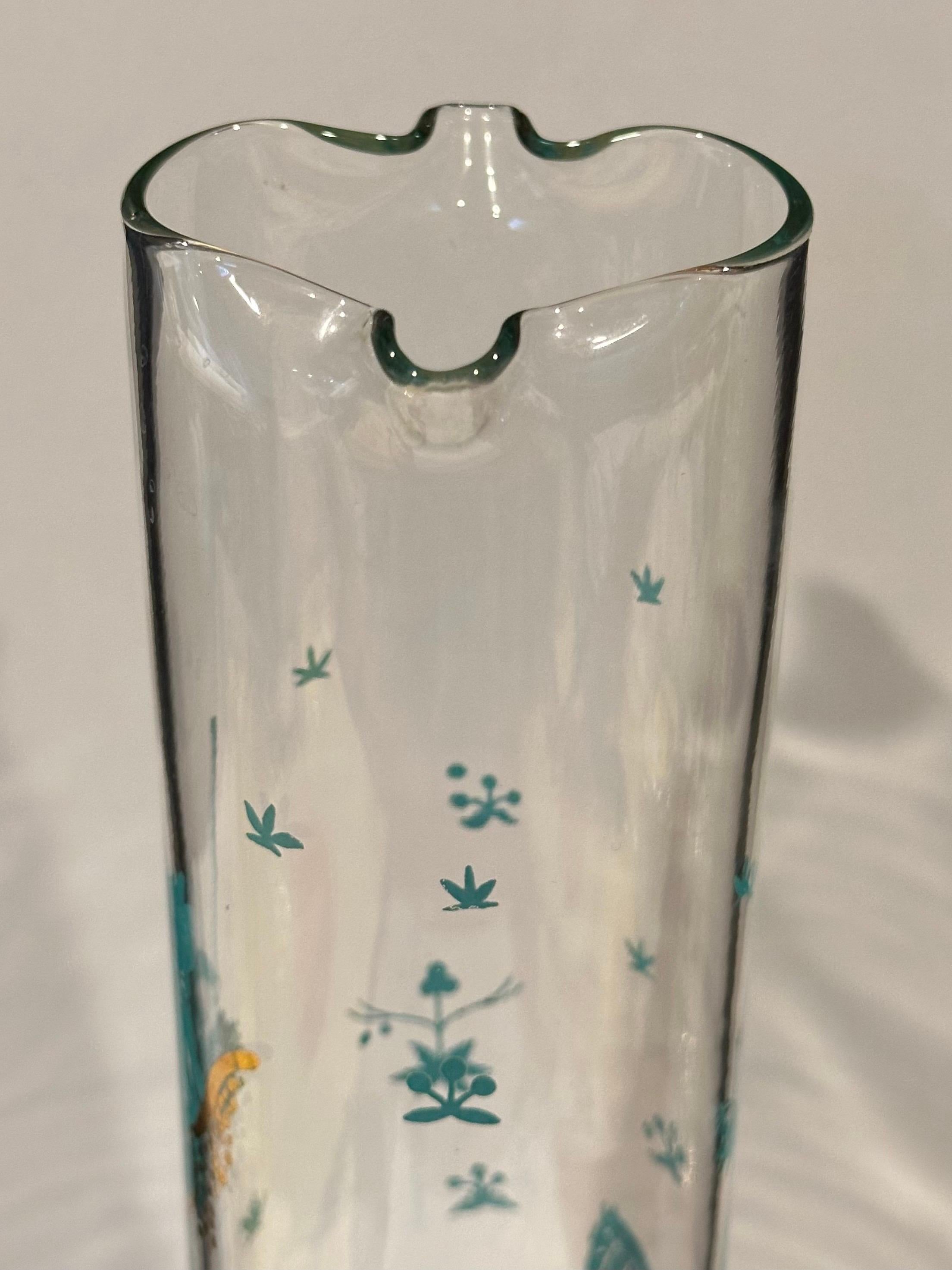 Jarra de cristal vintage para cóctel / Martini en venta 1