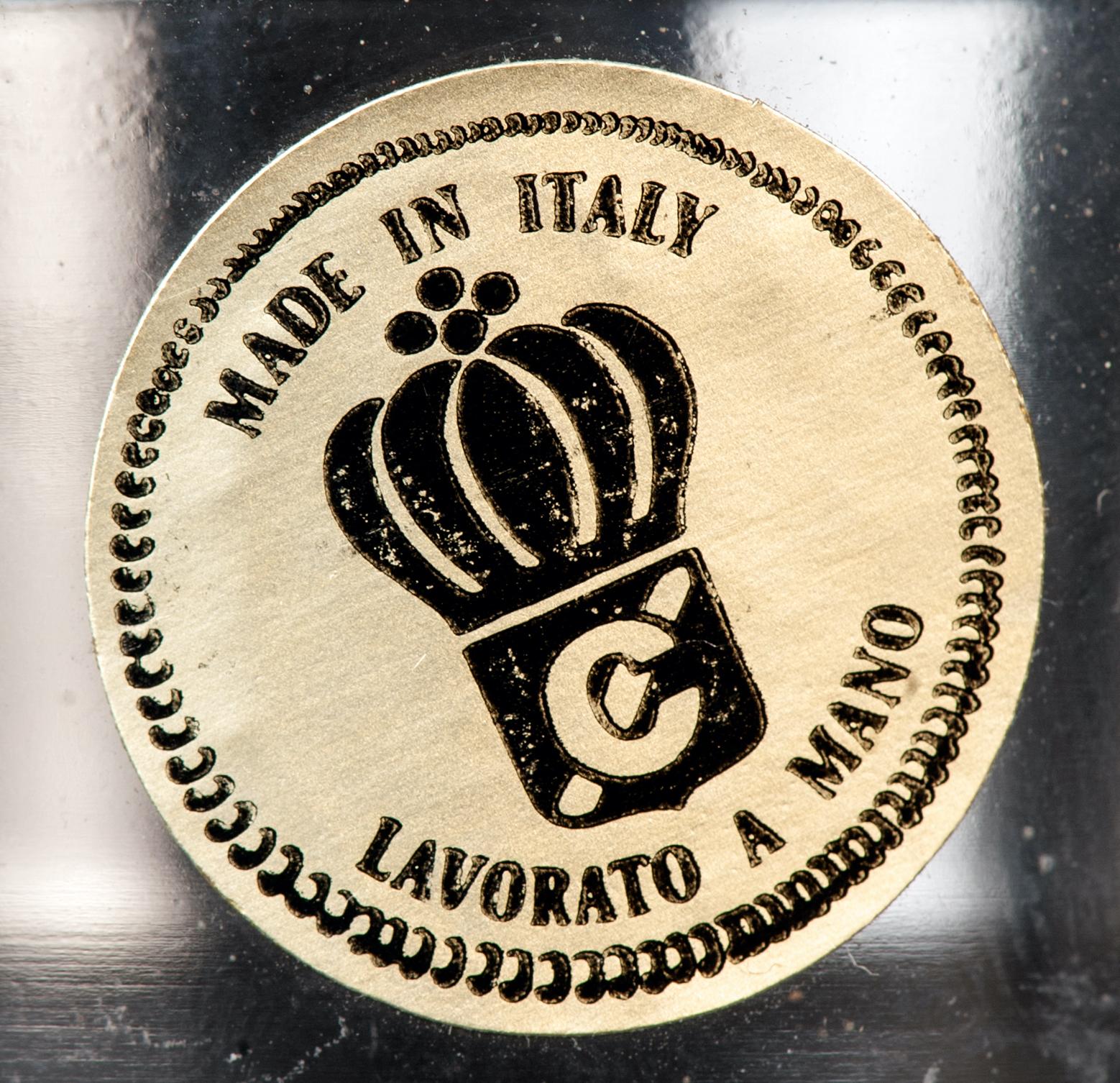 Fin du 20e siècle Service à café en verre vintage, Italie, années 1970 en vente