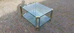 Vintage Glass Coffee Table by Peter Ghyczy, Model T24