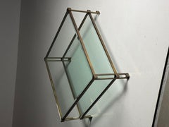 Table basse en verre vintage