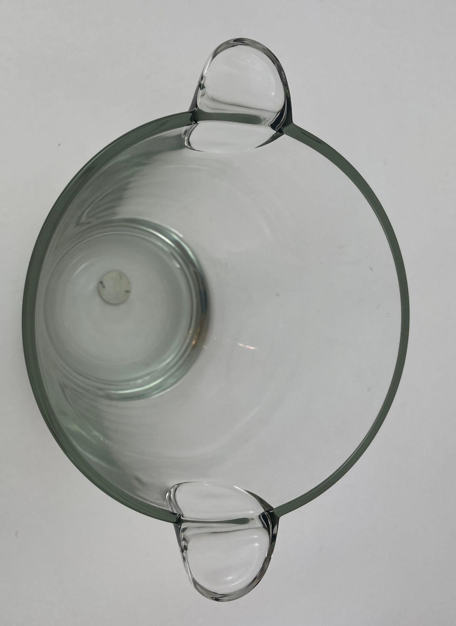French Vintage Glass Crystal Ice Bucket by Cristal D'Arques France For Sale