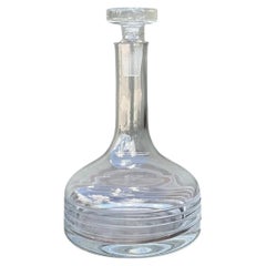 Vintage Glass Decanter with Stopper