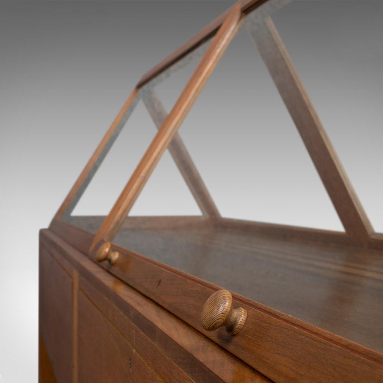 Vintage Glass Display English, Oak, Retail, Shop, Museum