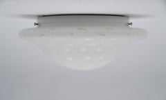 Vintage Glass Flush Mount by Aloys Ferdinand Gangkofner for Peill & Putzler, 1