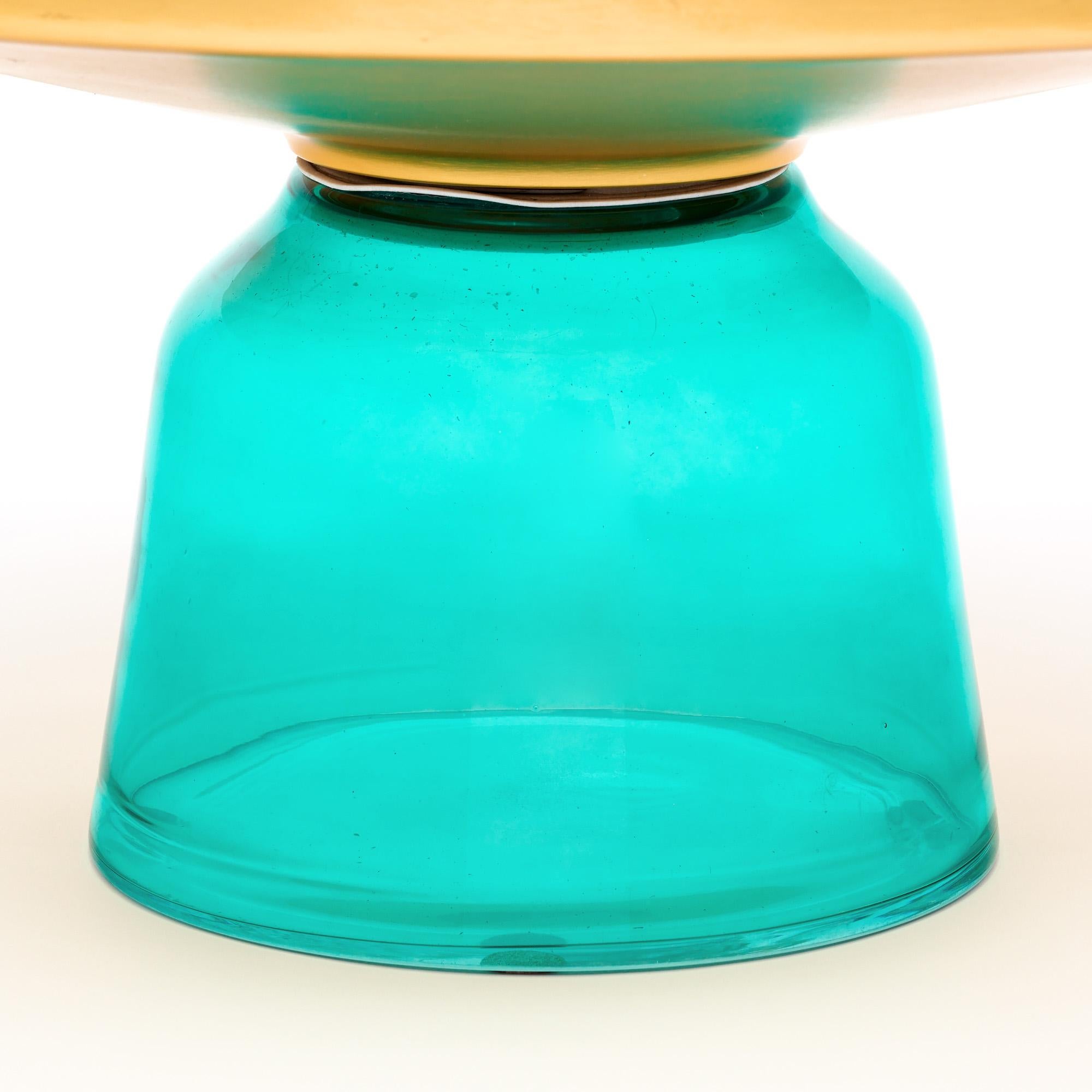 Vintage Glas Französisch Couchtisch (Moderne der Mitte des Jahrhunderts) im Angebot