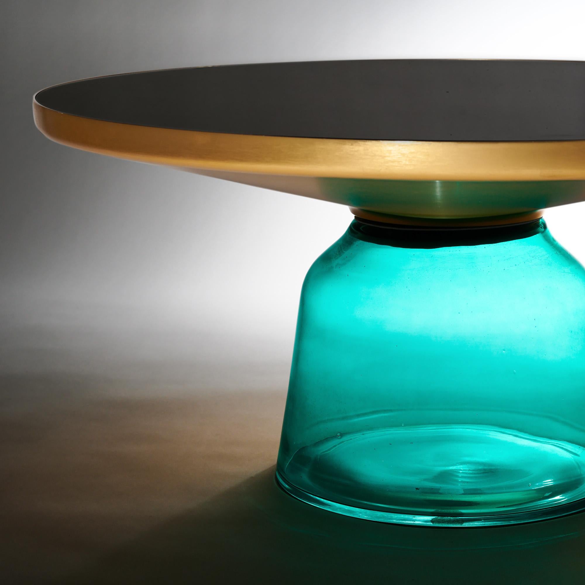 Vintage Glas Französisch Couchtisch im Angebot 3