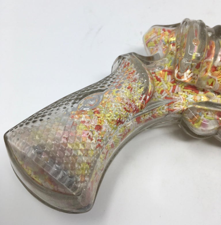 Vintage Glass Gun Candy Dispenser at 1stDibs