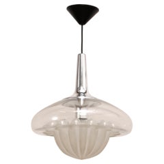 Used Glass Hanging Lamp by Peill & Putzler, circa 1960