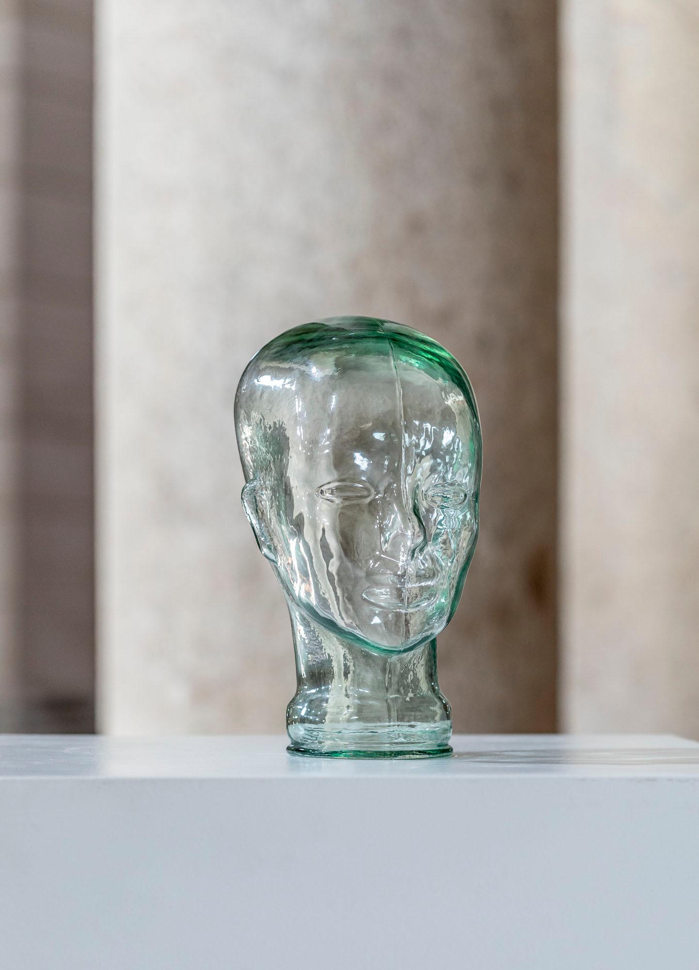 Vintage Glass Head, Italy, c. 1960 4