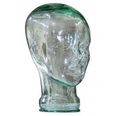 Vintage Glass Head, Italy, c. 1960