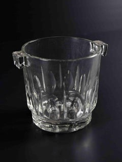 Seau à glace vintage en verre d'art italien des années 1970 - Objet décoratif